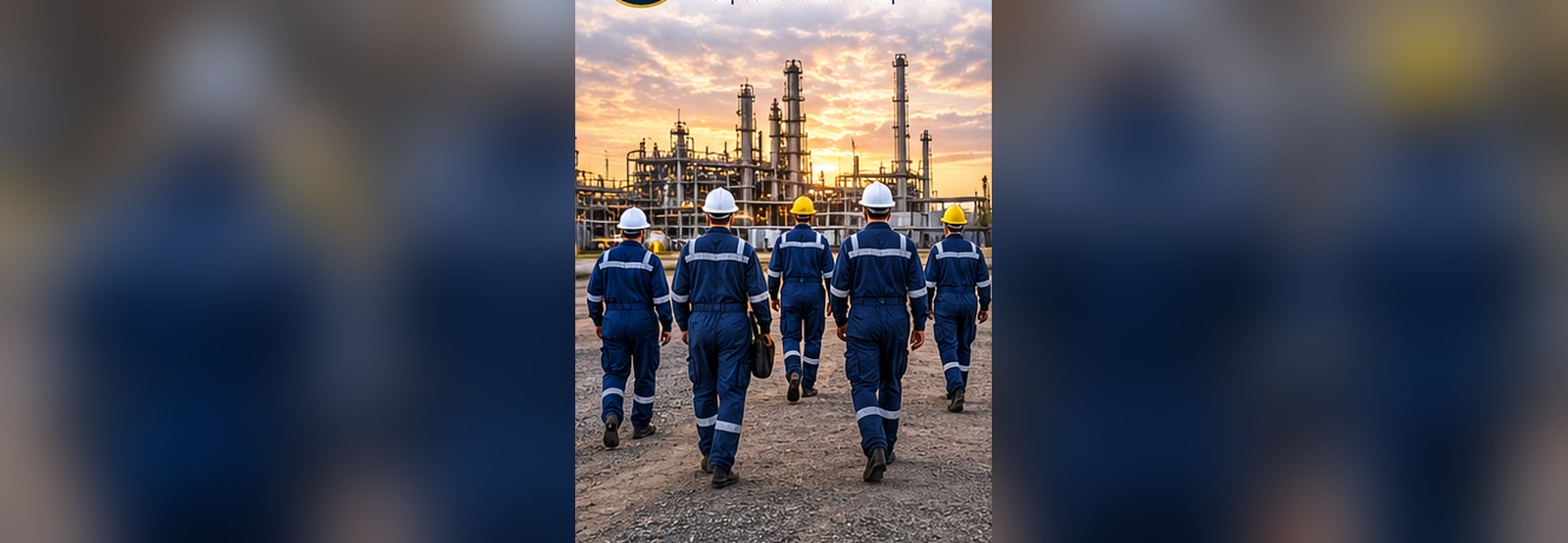 Imagen referencial de un equipo de trabajadores en instalaciones industriales